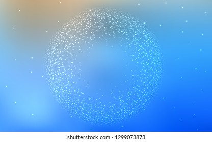 Light BLUE vector abstract bright template. Colorful abstract illustration with gradient. Background for a cell phone.