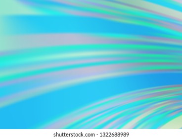 Light BLUE vector abstract bright template. A completely new color illustration in a bokeh style. A new texture for your design.