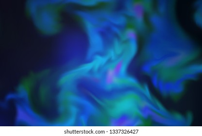 Light BLUE vector abstract bright template. A completely new colored illustration in blur style. New design for your business.