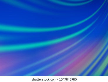 Light BLUE vector abstract bright background. A vague abstract illustration with gradient. The template can be used for your brand book.