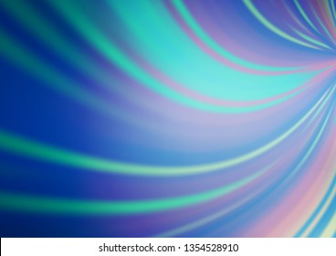 Light BLUE vector abstract bright background. Modern geometrical abstract illustration with gradient. The blurred design can be used for your web site.