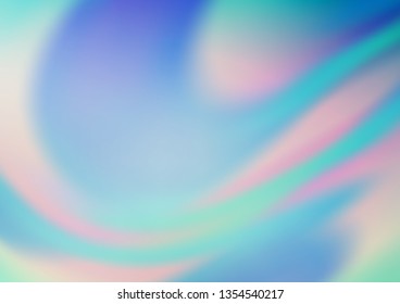 Light BLUE vector abstract bright template. Colorful illustration in blurry style with gradient. A completely new design for your business.