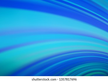 Light BLUE vector abstract bright template. Glitter abstract illustration with an elegant design. The best blurred design for your business.