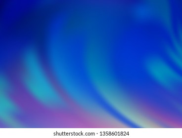 Light BLUE vector abstract bright template. Creative illustration in halftone style with gradient. The blurred design can be used for your web site.