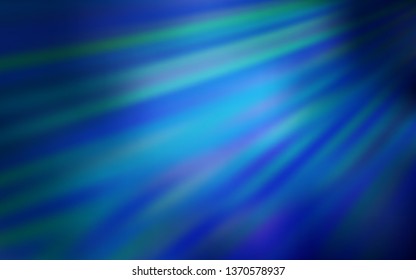 Light BLUE vector abstract bright template. Glitter abstract illustration with gradient design. Completely new design for your business.
