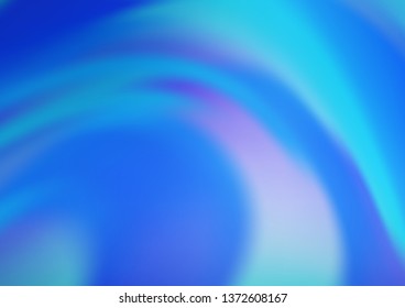 Light BLUE vector abstract bright background. Glitter abstract illustration with an elegant design. The template can be used for your brand book.