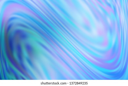 Light BLUE vector abstract bright template. Glitter abstract illustration with gradient design. New style for your business design.