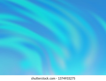 Light BLUE vector abstract bright template. Glitter abstract illustration with an elegant design. The blurred design can be used for your web site.