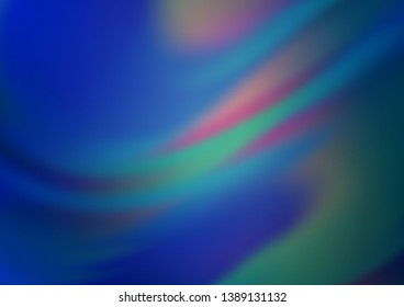 Light BLUE vector abstract bright template. Creative illustration in halftone style with gradient. Brand new style for your business design.