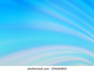 Light BLUE vector abstract bright background. A completely new color illustration in a bokeh style. A new texture for your design.