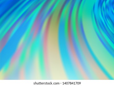 Light BLUE vector abstract bright background. A completely new color illustration in a bokeh style. The best blurred design for your business.