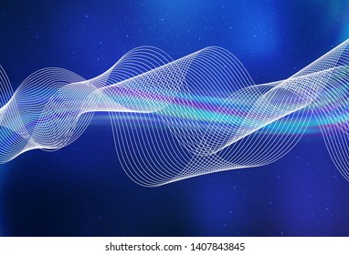 Light BLUE vector abstract bright template. An elegant bright illustration with gradient. Completely new design for your business.