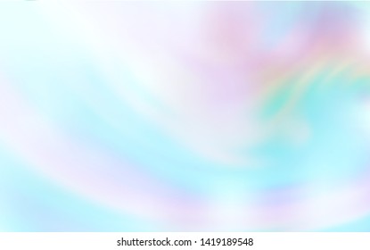 Light BLUE vector abstract bright template. A completely new colored illustration in blur style. New way of your design.