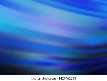 Light BLUE vector abstract bright template. A completely new color illustration in a bokeh style. Brand new style for your business design.
