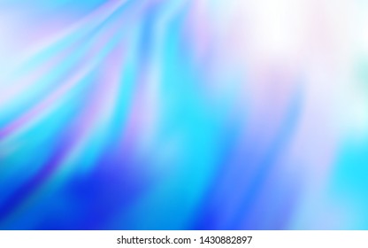 Light BLUE vector abstract bright pattern. A completely new colored illustration in blur style. New design for your business.