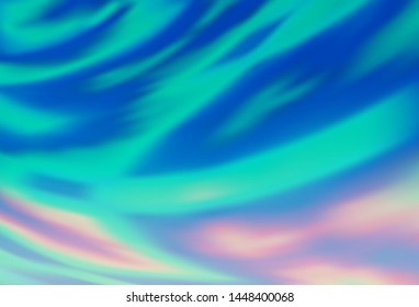 Light BLUE vector abstract bright template. Creative illustration in halftone style with gradient. New way of your design.