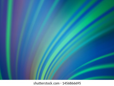 Light BLUE vector abstract bright template. A completely new color illustration in a bokeh style. The template can be used for your brand book.
