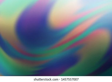Light BLUE vector abstract bright pattern. A completely new colored illustration in blur style. The best blurred design for your business.