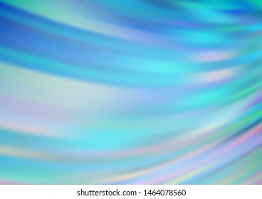 Light BLUE vector abstract bright background. A completely new color illustration in a bokeh style. The blurred design can be used for your web site.