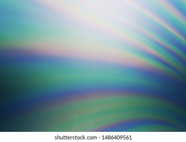 Light BLUE vector abstract bright template. A completely new color illustration in a bokeh style. Brand new style for your business design.