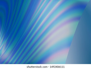 Light BLUE vector abstract bright template. Creative illustration in halftone style with gradient. A completely new design for your business.