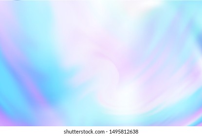 Light BLUE vector abstract bright template. Colorful abstract illustration with gradient. Background for designs.