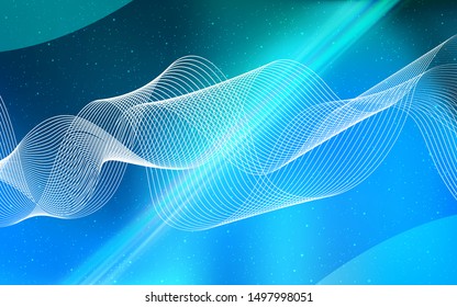 Light BLUE vector abstract bright texture. An elegant bright illustration with gradient. Blurred design for your web site.
