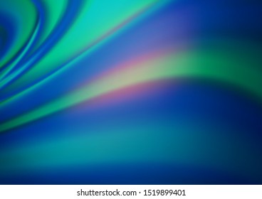 Light BLUE vector abstract bright template. A completely new color illustration in a bokeh style. A completely new design for your business.