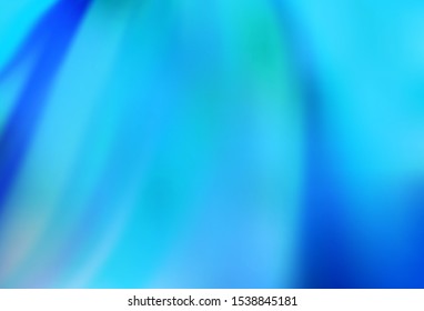 Light BLUE vector abstract bright template. Shining colored illustration in smart style. Elegant background for a brand book.
