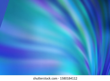 Light BLUE vector abstract bright template. Colorful illustration in abstract style with gradient. Blurred design for your web site.