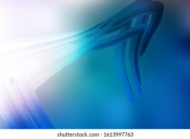 Light BLUE vector abstract bright template. New colored illustration in blur style with gradient. The best blurred design for your business.