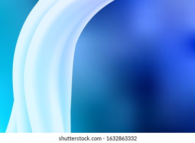 Light BLUE vector abstract bright template. An elegant bright illustration with gradient. Completely new design for your business.