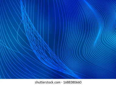 Light BLUE vector abstract bright template. New colored illustration in blur style with gradient. The best blurred design for your business.