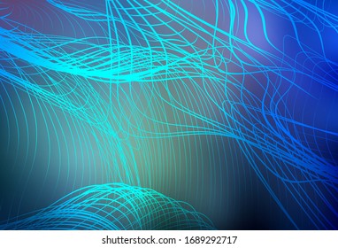 Light BLUE vector abstract bright pattern. Modern abstract illustration with gradient. Elegant background for a brand book.