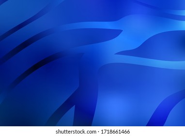 Plantilla luminosa abstracta de vector claro AZUL. Nueva ilustración de color en estilo borroso con degradado. Diseño borroso para su sitio web.