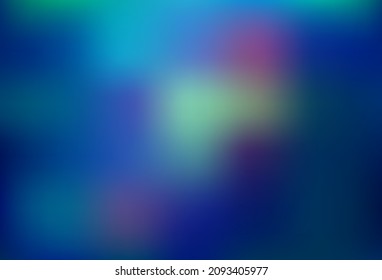 Light BLUE vector abstract bright background. Colorful illustration in blurry style with gradient. Template for any brand book.