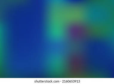 Borde claro abstracto del vector BLUE claro. Ilustración colorida de estilo borroso con gradiente. Nuevo diseño para su negocio.