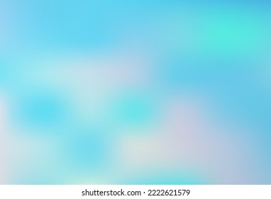 Light BLUE vector abstract bright template. Glitter abstract illustration with an elegant design. Template for cell phones.