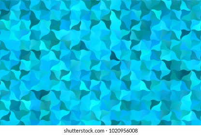 Light BLUE vector abstract cambered template. Colorful illustration in abstract cranked style with gradient. Brand-new style for your business design.