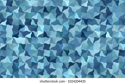 Light BLUE vector abstract cambered background. Modern geometrical abstract illustration with gradient bandy lines. The pattern of blurred lines for your business design.