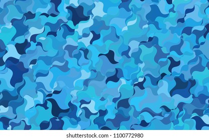 Light BLUE vector abstract cambered background. Creative geometric illustration in Origami style with gradient. A completely new template for your business design.