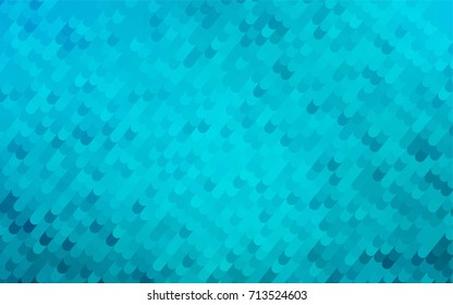 Light BLUE vector abstract cambered template. Shining crooked illustration in a brand-new style. The completely new template can be used for your brand book.