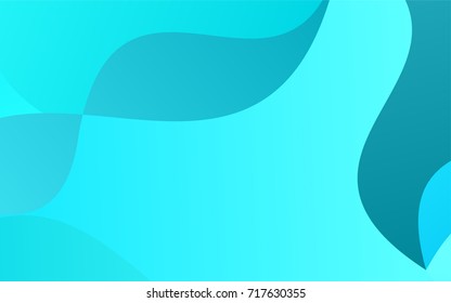 Light BLUE vector abstract cambered background. A sample with blurred shapes. Brand-new design for your business.