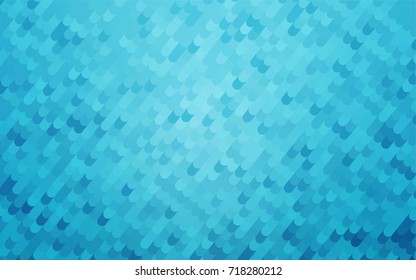Light BLUE vector abstract cambered pattern. Geometric illustration in Origami style with gradient.  A completely new design for your business.