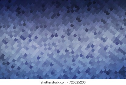 Light BLUE vector abstract cambered pattern. A vague circumflex abstract illustration with gradient. A new texture for your design.