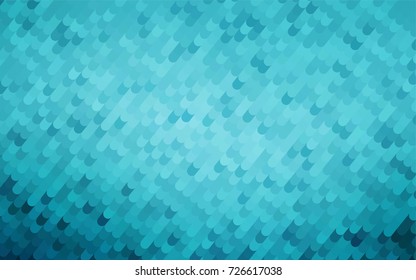 Light BLUE vector abstract cambered pattern. Geometric illustration in Origami style with gradient.  The completely new template can be used for your brand book.