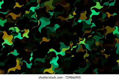 Light BLUE vector abstract cambered template. Creative geometric illustration in Origami style with gradient. A new texture for your design.
