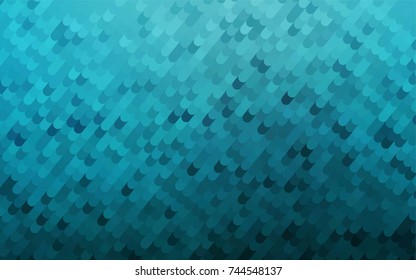 Light BLUE vector abstract cambered template. A completely new color illustration in a vague style. The template can be used as a background for cell phones.