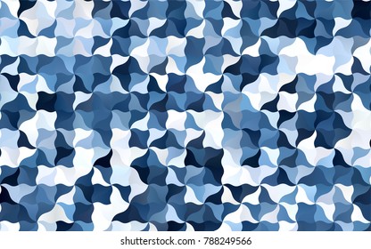Light BLUE vector abstract cambered template. Creative geometric illustration in Origami style with gradient. A new texture for your design.