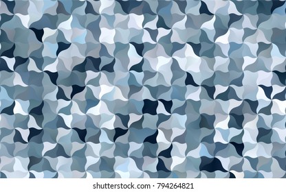 Light BLUE vector abstract cambered template. Glitter abstract illustration with wry lines. The best blurred design for your business.